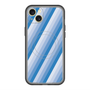 スリムプロテクションプレミアムケース with MagSafe［ Middle Stripe - Blue ］