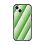 スリムプロテクションプレミアムケース with MagSafe［ Middle Stripe - Green ］