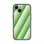 スリムプロテクションプレミアムケース with MagSafe［ Middle Stripe - Green ］