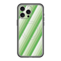 スリムプロテクションプレミアムケース with MagSafe［ Middle Stripe - Green ］