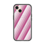 スリムプロテクションプレミアムケース with MagSafe［ Middle Stripe - Pink ］