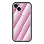 スリムプロテクションプレミアムケース with MagSafe［ Middle Stripe - Pink ］