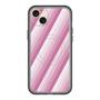 スリムプロテクションプレミアムケース with MagSafe［ Middle Stripe - Pink ］