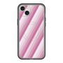 スリムプロテクションプレミアムケース with MagSafe［ Middle Stripe - Pink ］