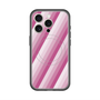 スリムプロテクションプレミアムケース with MagSafe［ Middle Stripe - Pink ］