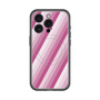 スリムプロテクションプレミアムケース with MagSafe［ Middle Stripe - Pink ］
