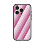 スリムプロテクションプレミアムケース with MagSafe［ Middle Stripe - Pink ］