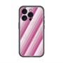 スリムプロテクションプレミアムケース with MagSafe［ Middle Stripe - Pink ］