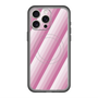 スリムプロテクションプレミアムケース with MagSafe［ Middle Stripe - Pink ］
