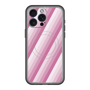 スリムプロテクションプレミアムケース with MagSafe［ Middle Stripe - Pink ］