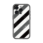スリムプロテクションプレミアムケース with MagSafe［ Big Stripe - Black × Gray ］