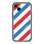 スリムプロテクションプレミアムケース with MagSafe［ Big Stripe - Red × Blue ］