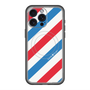 スリムプロテクションプレミアムケース with MagSafe［ Big Stripe - Red × Blue ］