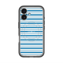 スリムプロテクションプレミアムケース with MagSafe［ Small Border - Blue ］