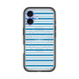 スリムプロテクションプレミアムケース with MagSafe［ Small Border - Blue ］