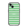 スリムプロテクションプレミアムケース with MagSafe［ Small Border - Green ］
