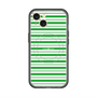 スリムプロテクションプレミアムケース with MagSafe［ Small Border - Green ］