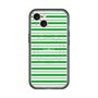 スリムプロテクションプレミアムケース with MagSafe［ Small Border - Green ］