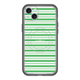 スリムプロテクションプレミアムケース with MagSafe［ Small Border - Green ］