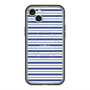 スリムプロテクションプレミアムケース with MagSafe［ Small Border - Navy ］