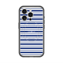 スリムプロテクションプレミアムケース with MagSafe［ Small Border - Navy ］
