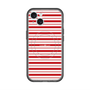 スリムプロテクションプレミアムケース with MagSafe［ Small Border - Red ］