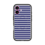 スリムプロテクションプレミアムケース with MagSafe［ Middle Border - Blue ］