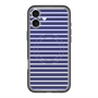 スリムプロテクションプレミアムケース with MagSafe［ Middle Border - Blue ］
