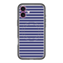 スリムプロテクションプレミアムケース with MagSafe［ Middle Border - Blue ］