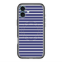スリムプロテクションプレミアムケース with MagSafe［ Middle Border - Blue ］
