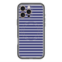 スリムプロテクションプレミアムケース with MagSafe［ Middle Border - Blue ］