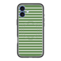 スリムプロテクションプレミアムケース with MagSafe［ Middle Border - Green ］