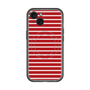 スリムプロテクションプレミアムケース with MagSafe［ Middle Border - Red ］