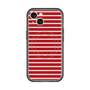 スリムプロテクションプレミアムケース with MagSafe［ Middle Border - Red ］