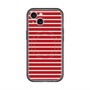 スリムプロテクションプレミアムケース with MagSafe［ Middle Border - Red ］