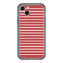 スリムプロテクションプレミアムケース with MagSafe［ Middle Border - Red ］