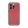 スリムプロテクションプレミアムケース with MagSafe［ Middle Border - Red ］