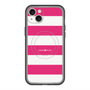 スリムプロテクションプレミアムケース with MagSafe［ Big Border - Pink ］