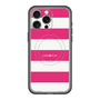 スリムプロテクションプレミアムケース with MagSafe［ Big Border - Pink ］