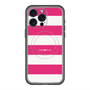 スリムプロテクションプレミアムケース with MagSafe［ Big Border - Pink ］