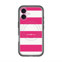 スリムプロテクションプレミアムケース with MagSafe［ Big Border - Pink ］