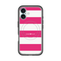 スリムプロテクションプレミアムケース with MagSafe［ Big Border - Pink ］