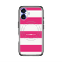 スリムプロテクションプレミアムケース with MagSafe［ Big Border - Pink ］