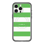 スリムプロテクションプレミアムケース with MagSafe［ Big Border - Green ］