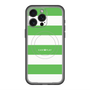 スリムプロテクションプレミアムケース with MagSafe［ Big Border - Green ］