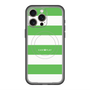 スリムプロテクションプレミアムケース with MagSafe［ Big Border - Green ］