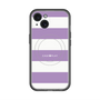 スリムプロテクションプレミアムケース with MagSafe［ Big Border - Purple ］