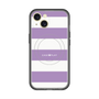 スリムプロテクションプレミアムケース with MagSafe［ Big Border - Purple ］