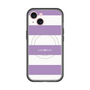 スリムプロテクションプレミアムケース with MagSafe［ Big Border - Purple ］