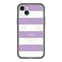 スリムプロテクションプレミアムケース with MagSafe［ Big Border - Purple ］